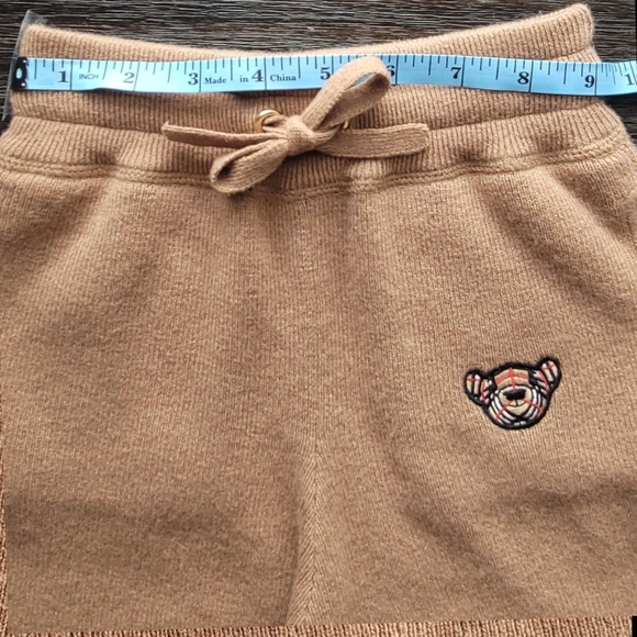 Burberry Cashmere Jogger Pants Thomas Bear Kid's Bottom - Picture 12 of 15